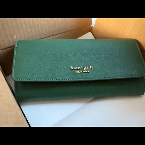 Kate Spade Morgan Continental Wallet -arugula - Picture 5 of 5